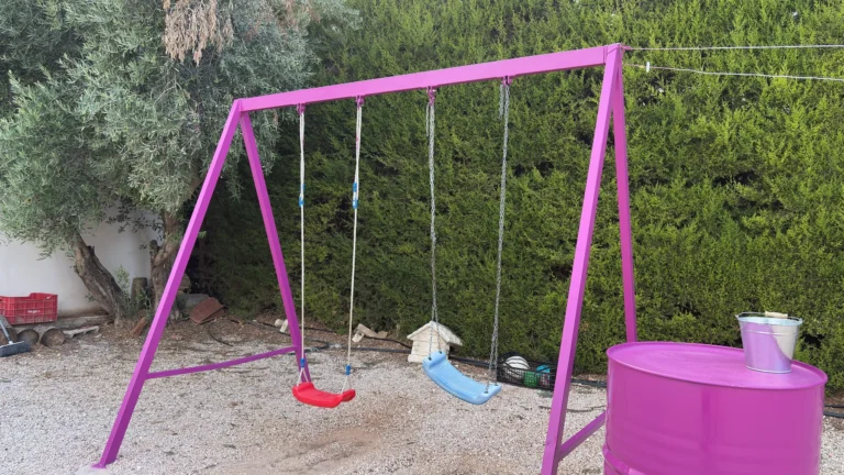 columpio de sierra mojantes para niños